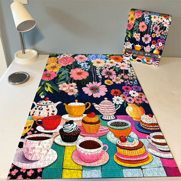 Puzzle tè floreale puzzle 1000 pezzi